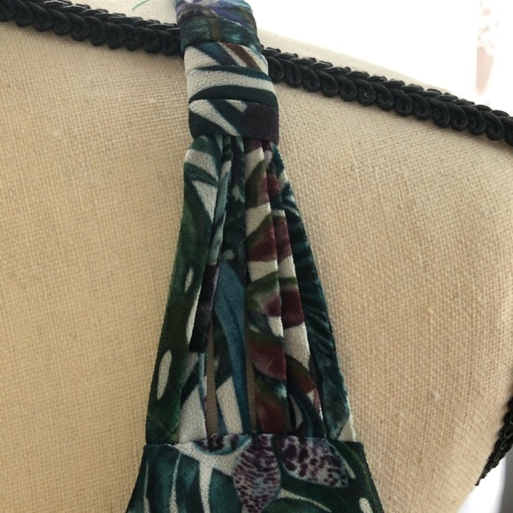 🎄 Twik  SZ10 Floral braided crisscross top - Picture 4 of 11